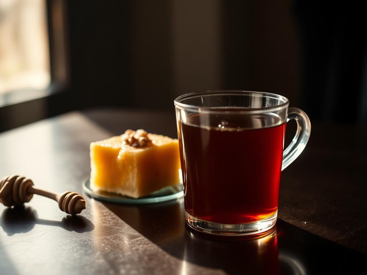 Karak-te med kardemumma och honungsbröd